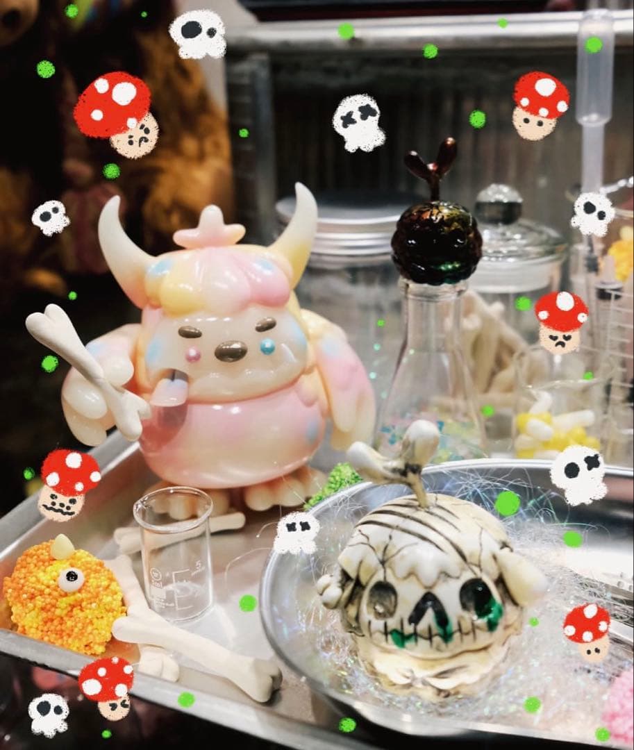 レージーフーデー LAZYFUDAY ソフビ デザトイ 蓄光