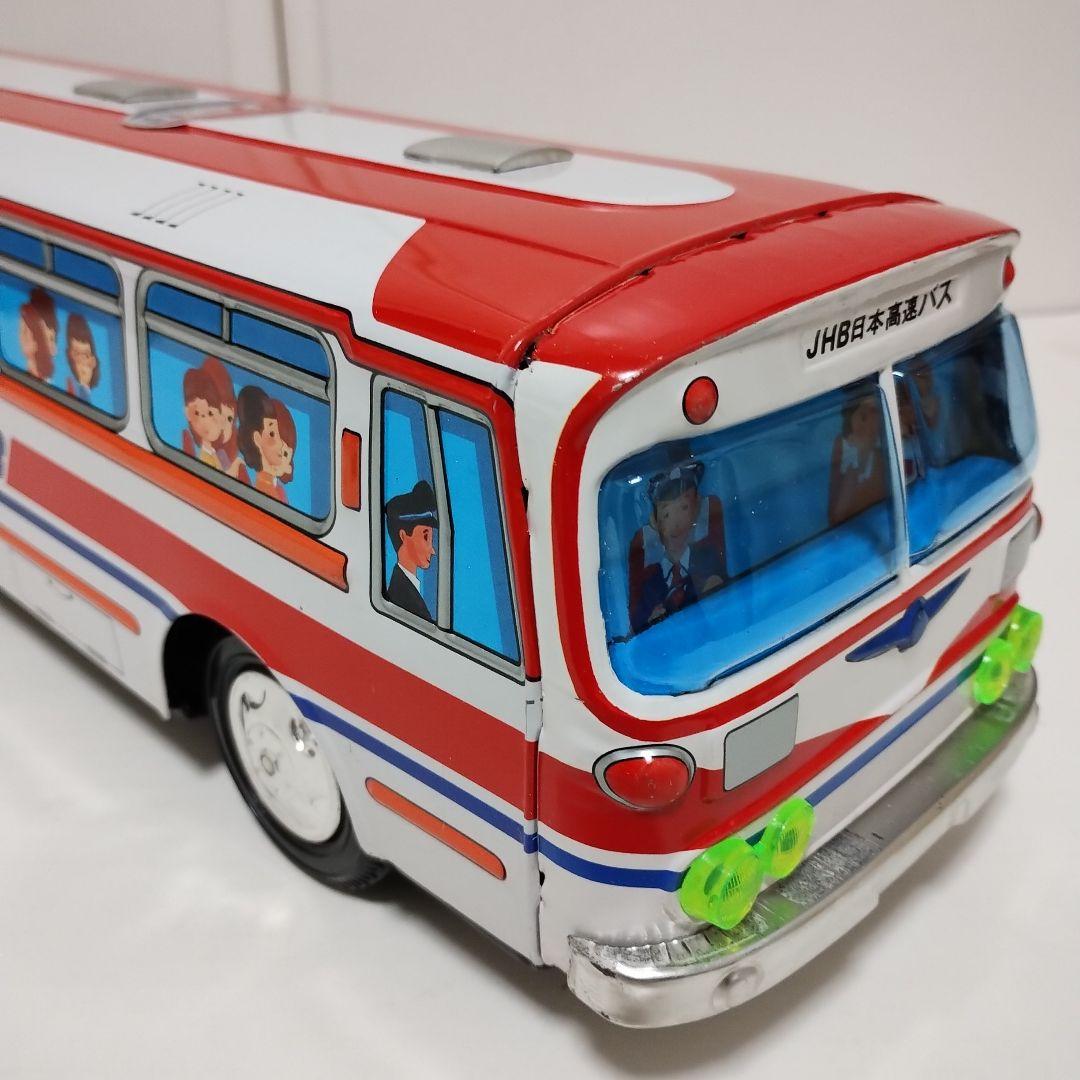 ブリキ　日本高速バス　イチコー製品　当時物　昭和レトロ　デッドストック　美品✨