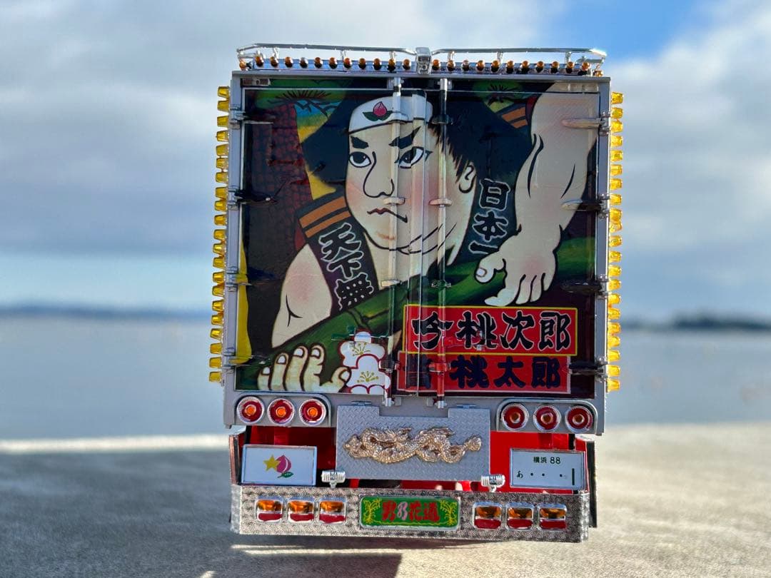 トラック野郎一番星北へ帰るアオシマ デコトラプラモデル