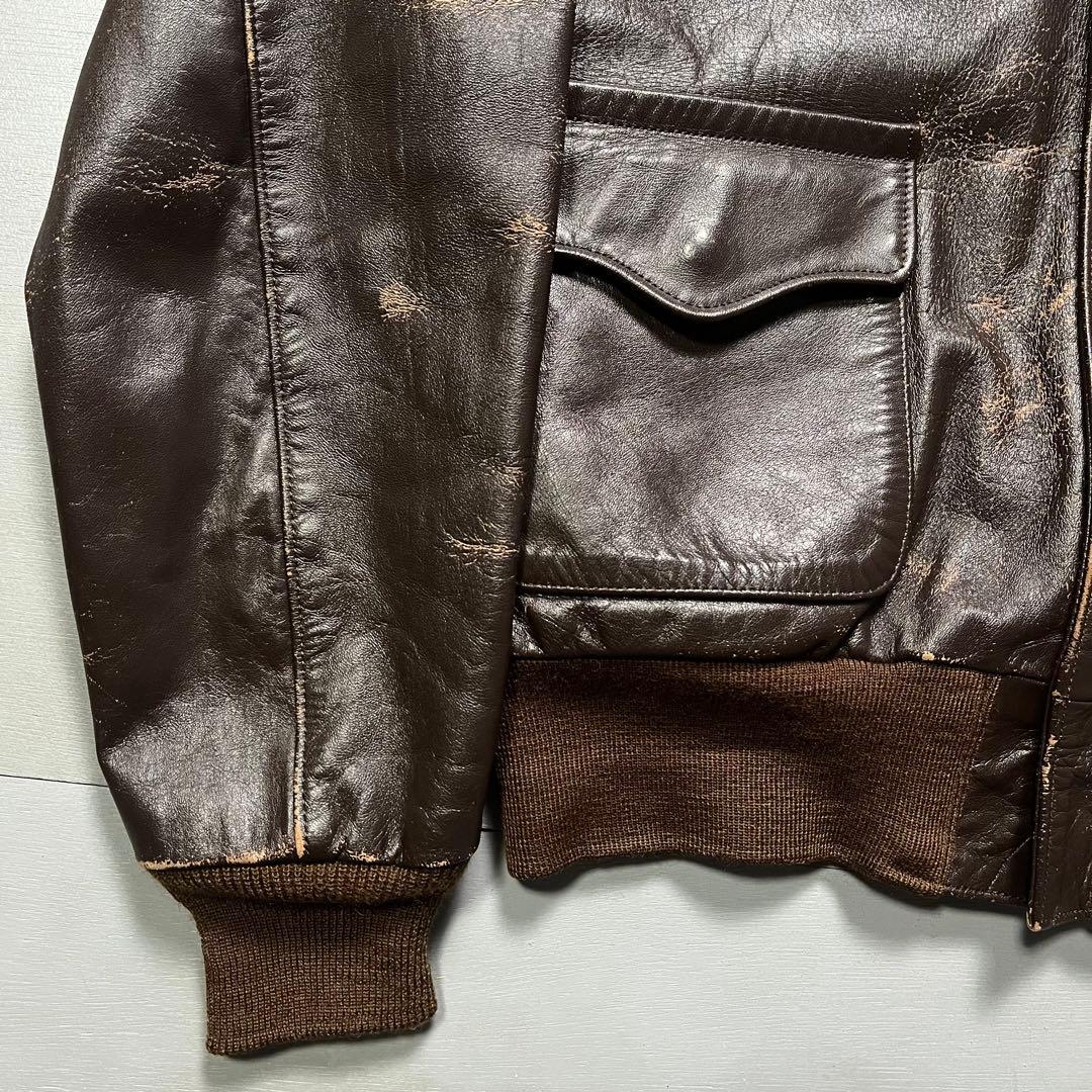 Buzz Rickson A-2 レザージャケット　馬革　ホースハイド　36 S