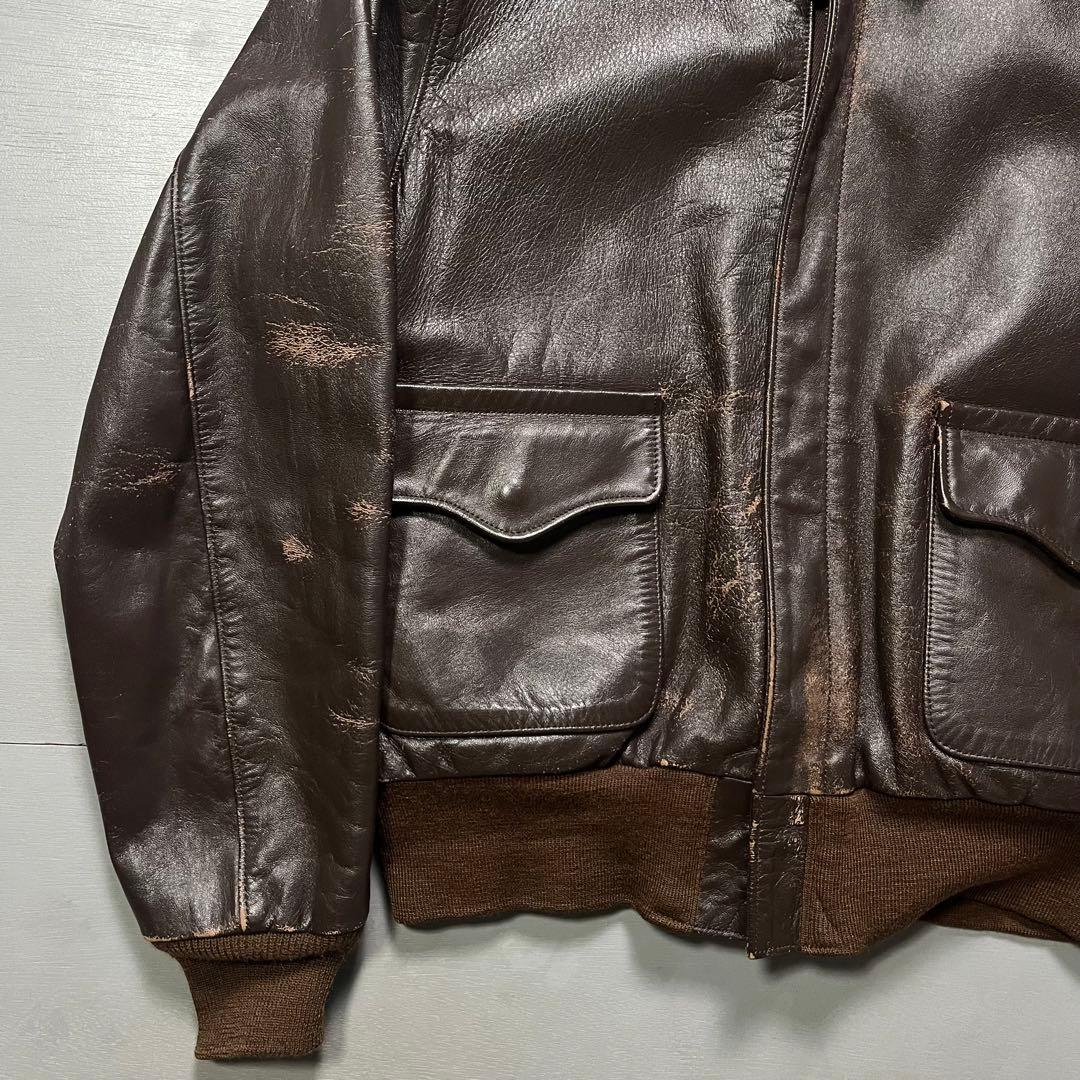 Buzz Rickson A-2 レザージャケット　馬革　ホースハイド　36 S