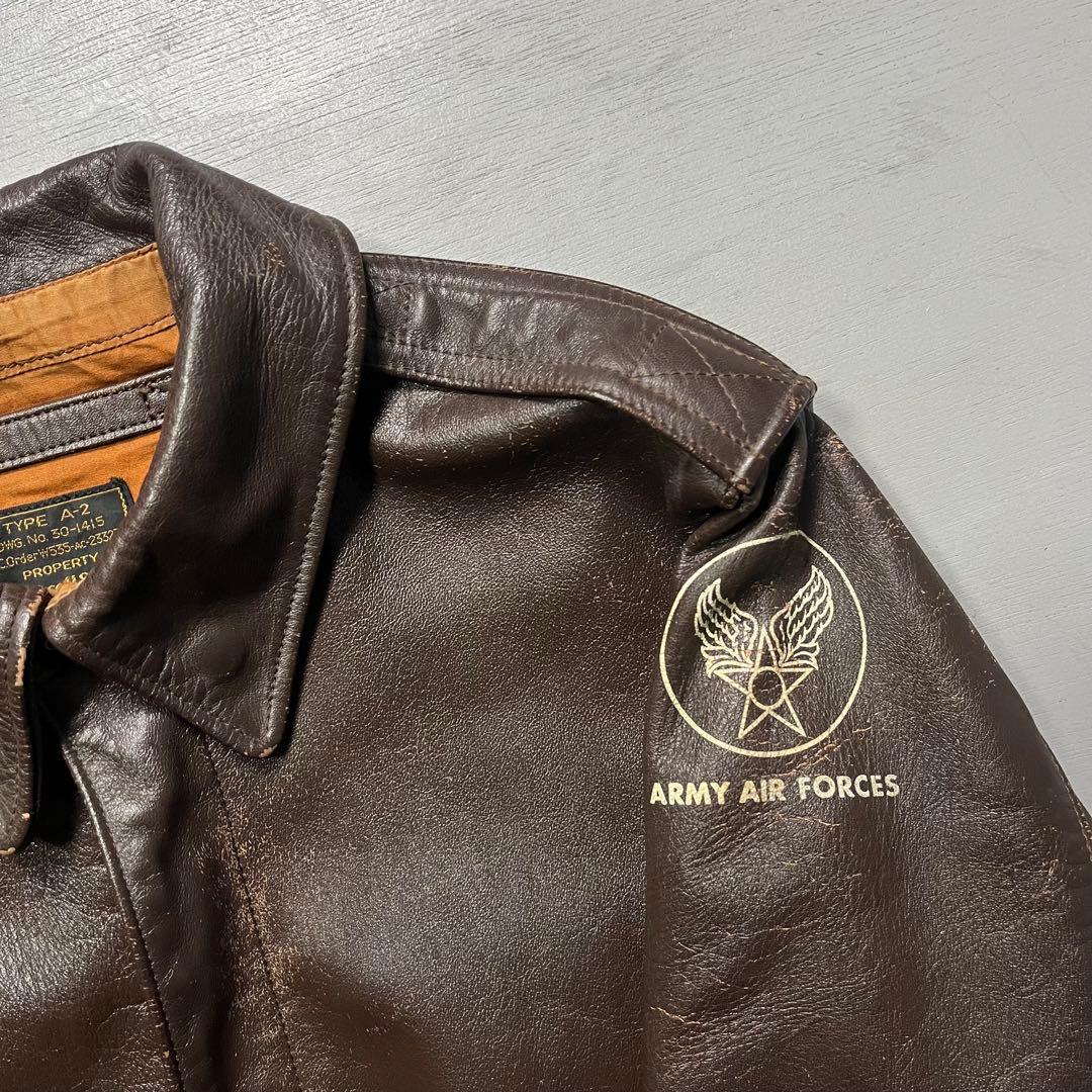 Buzz Rickson A-2 レザージャケット　馬革　ホースハイド　36 S