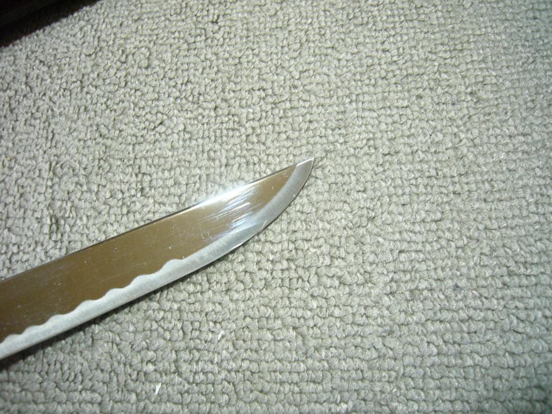 模造刀 短刀 黒塗り鞘 平造り 日本刀