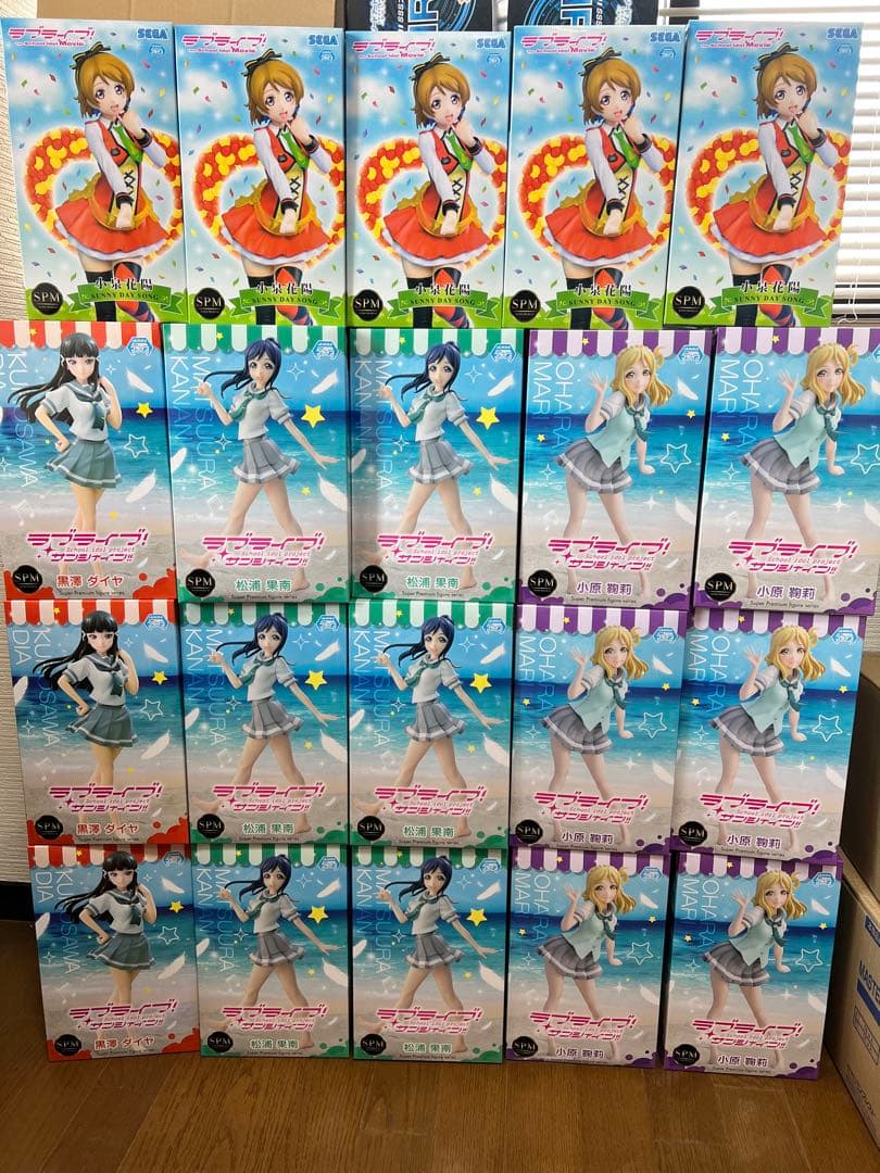 20個ラブライブ! スーパープレミアムフィギュア 小泉花陽 小原鞠莉 黒澤ダイヤ