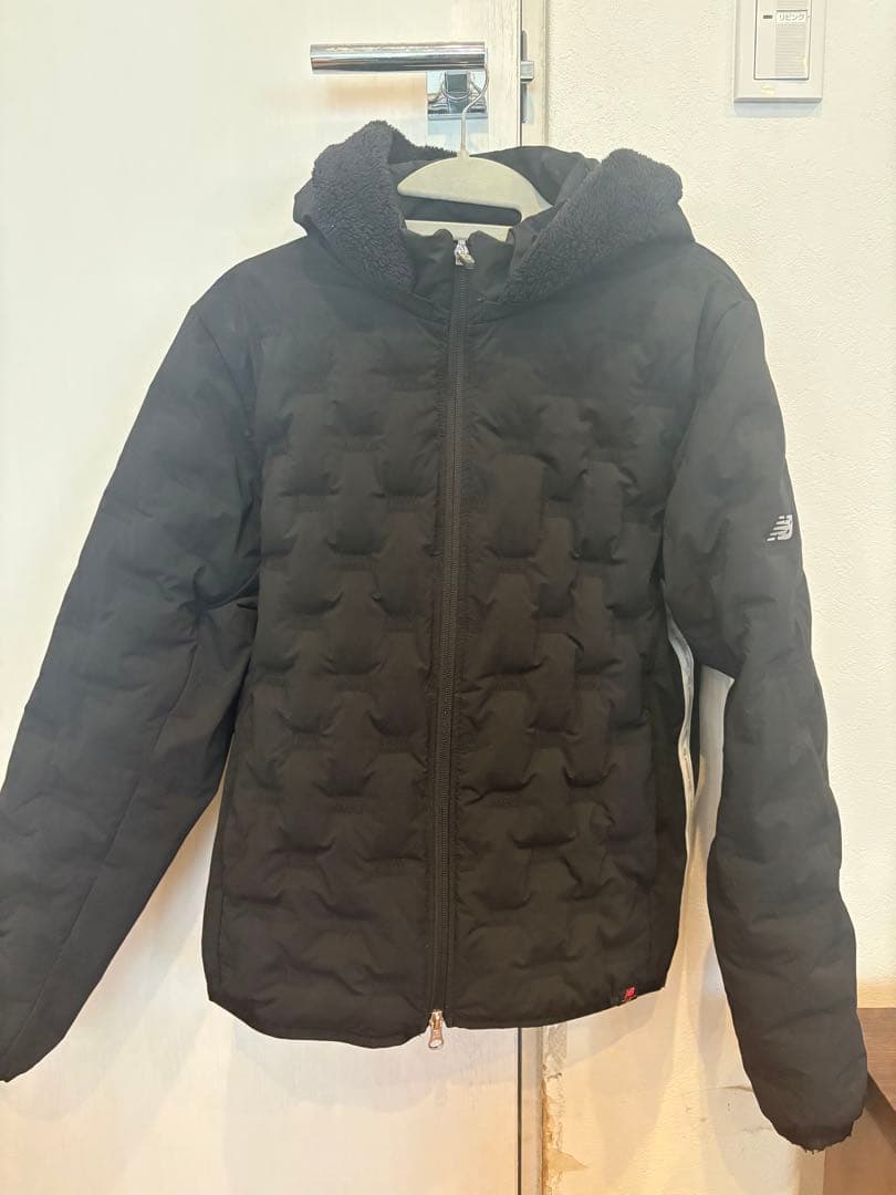 New Balance ゴルフ　ブラック フード付きジャケット