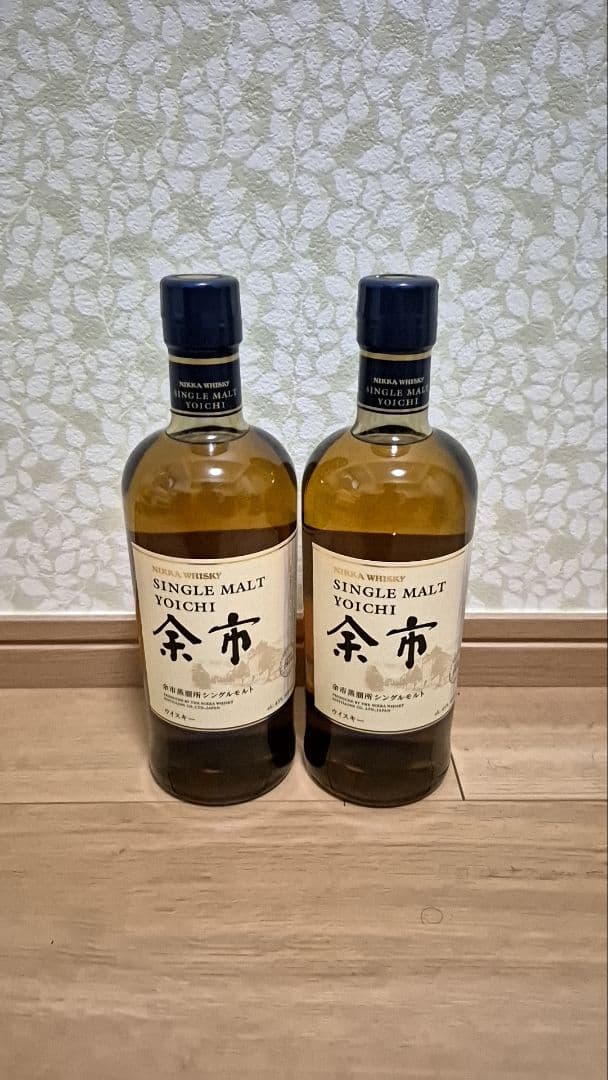 ニッカウイスキー 余市シングルモルト700ml 2本セット
