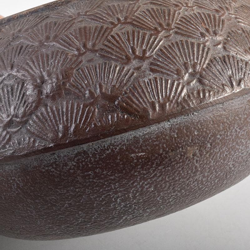 煎茶道具　南部鉄器　松葉文　鉄瓶　鉄釜　V　8339