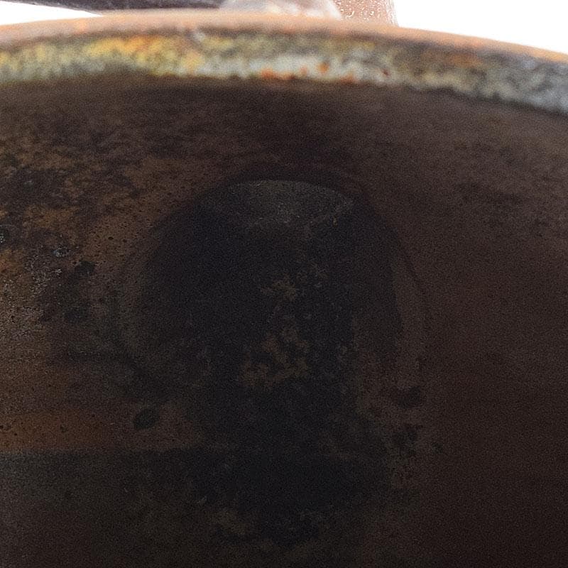 煎茶道具　南部鉄器　松葉文　鉄瓶　鉄釜　V　8339