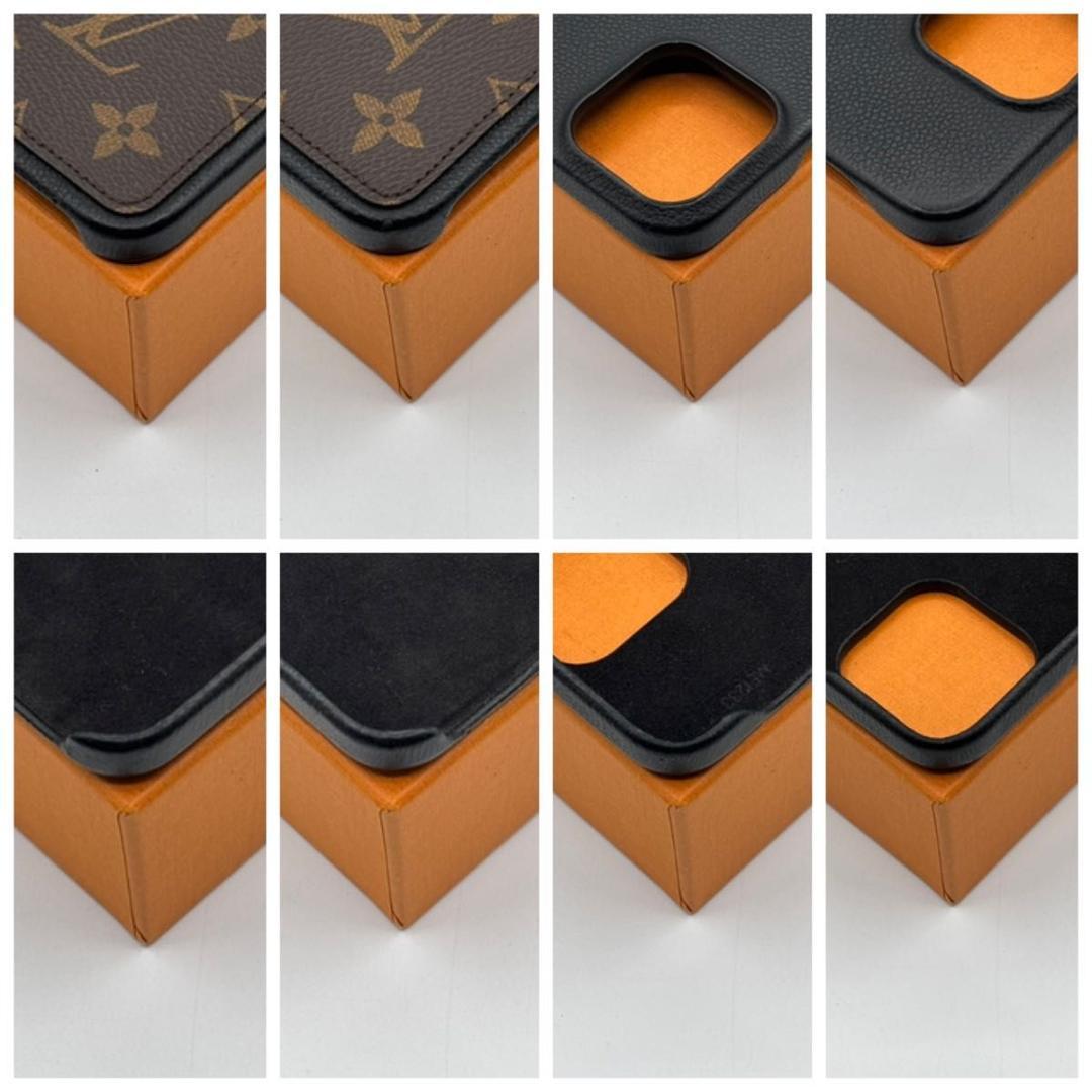 極美品 ルイヴィトン モノグラム iPhone15Pro MAX バンパー 黒