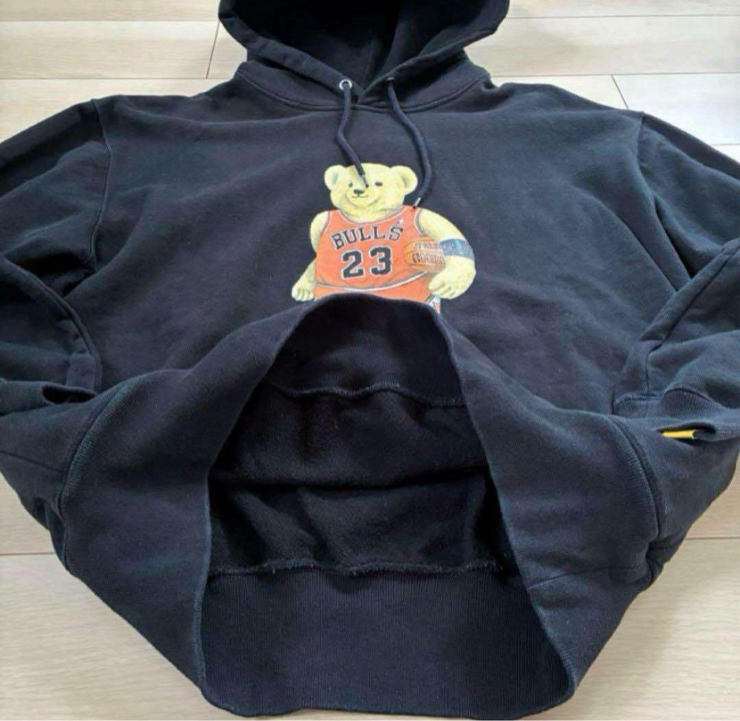 希少XL✨美品 INTERBREED POLO メンズ ベア パーカー ブラック