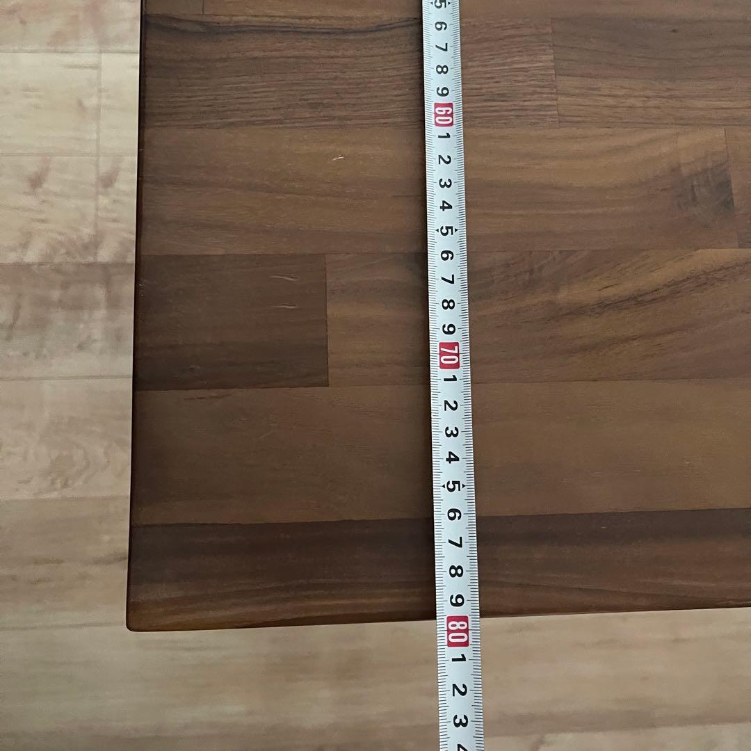 ウォルナット　アイアン　ダイニングテーブル