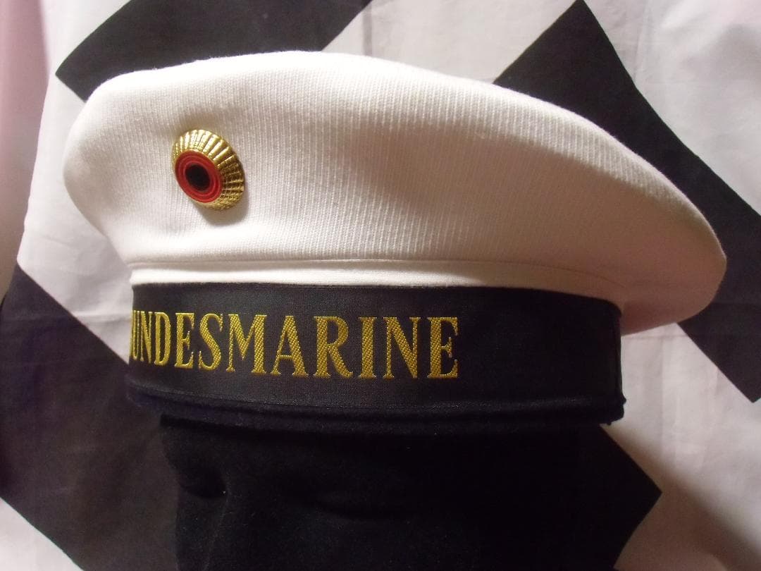 ＢＷドイツ軍/連邦軍＊海軍＊セーラー/水兵帽＊約５９ｃｍ（実物）
