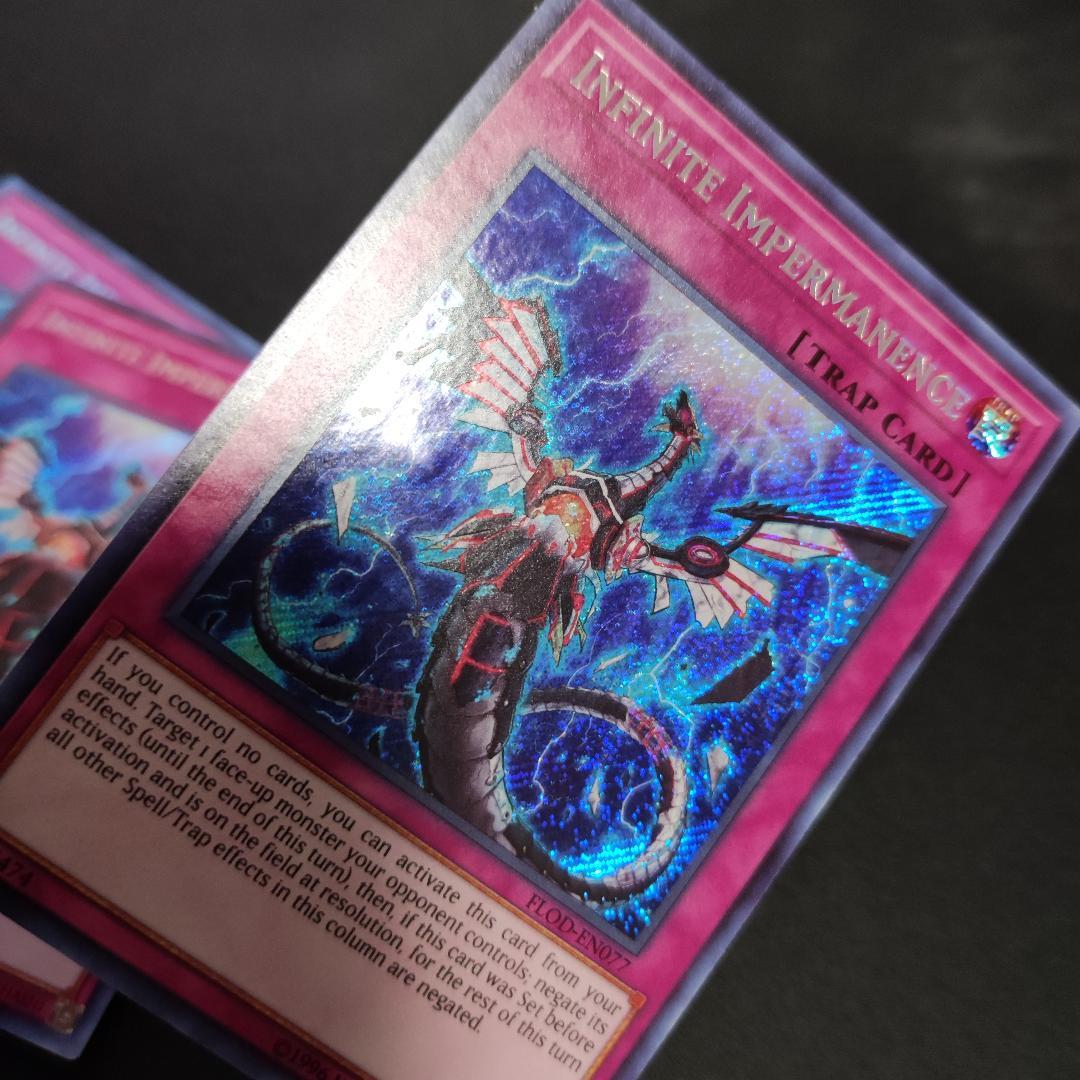 【希少・未使用美品】無限泡影 英語版 FLOD シークレットレア 3枚