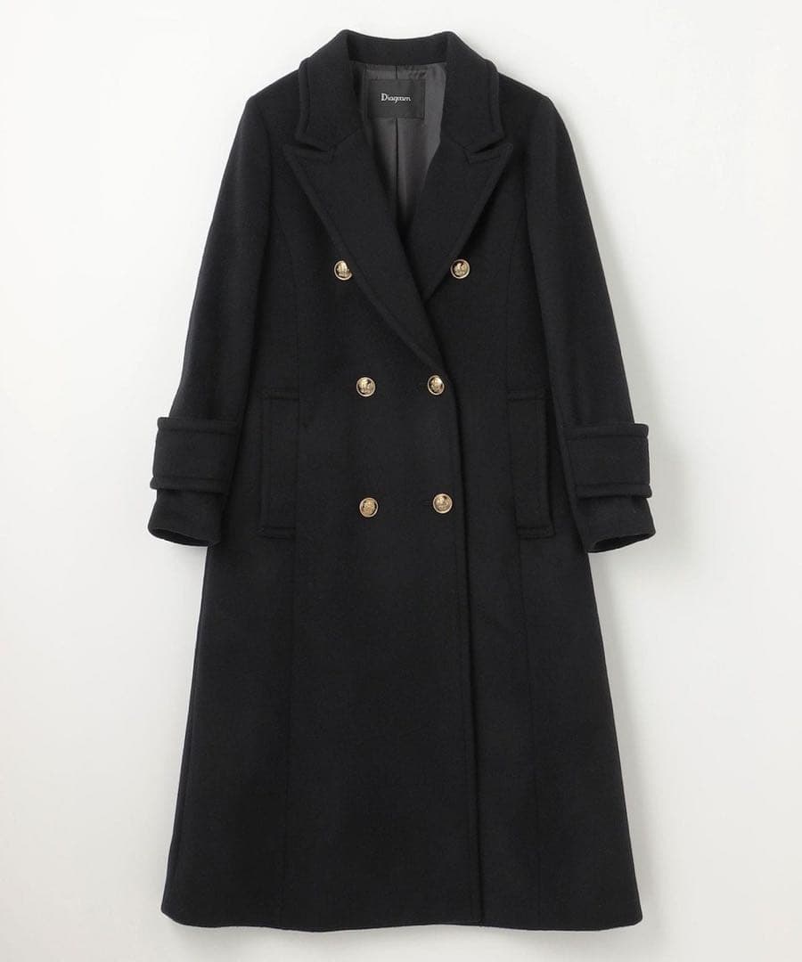 今期　ダイアグラム　ウールチェスターコート