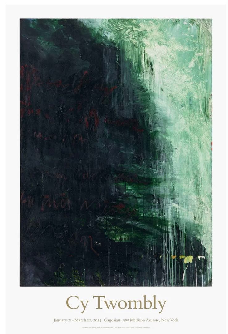 Cy Twombly サイ・トゥオンブリー　Paesaggio（1986）