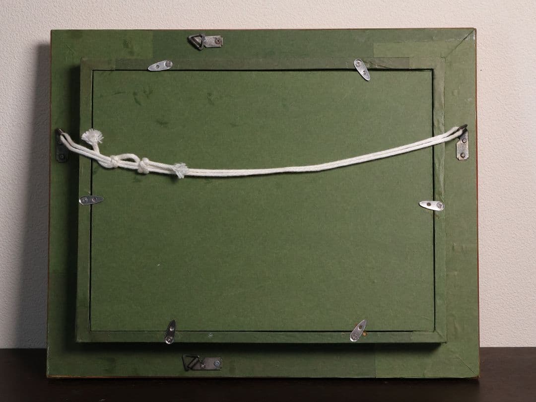 【真作】中島裕子 油彩 SM号「ファンタジーの花々」額装 ポピー 薔薇CM173