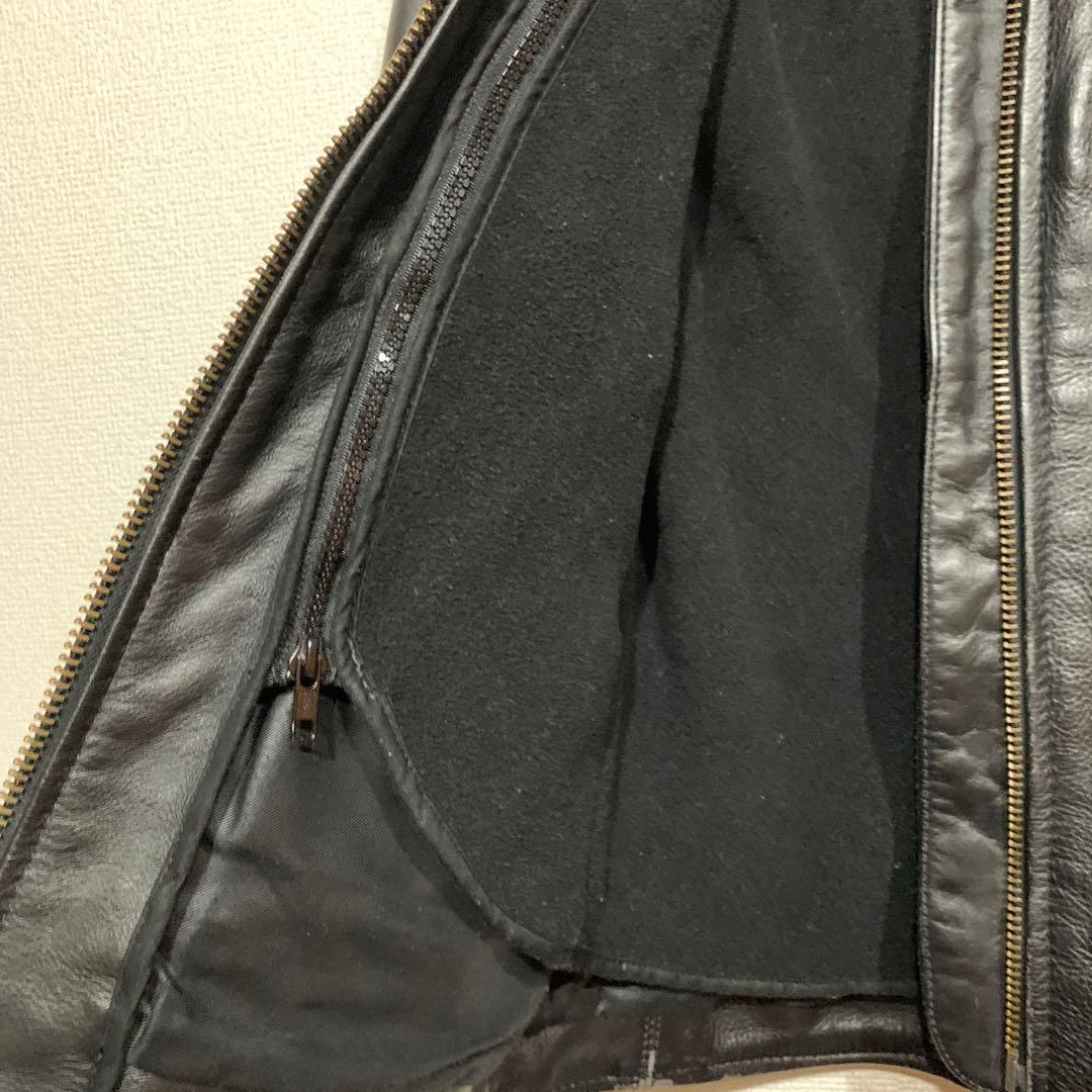 バンソンシングルライダースジャケット34