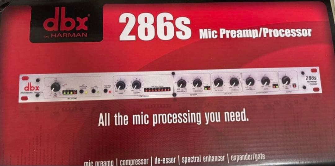 【最終値下げ】dbx 286S マイクプリアンプ/プロセッサー