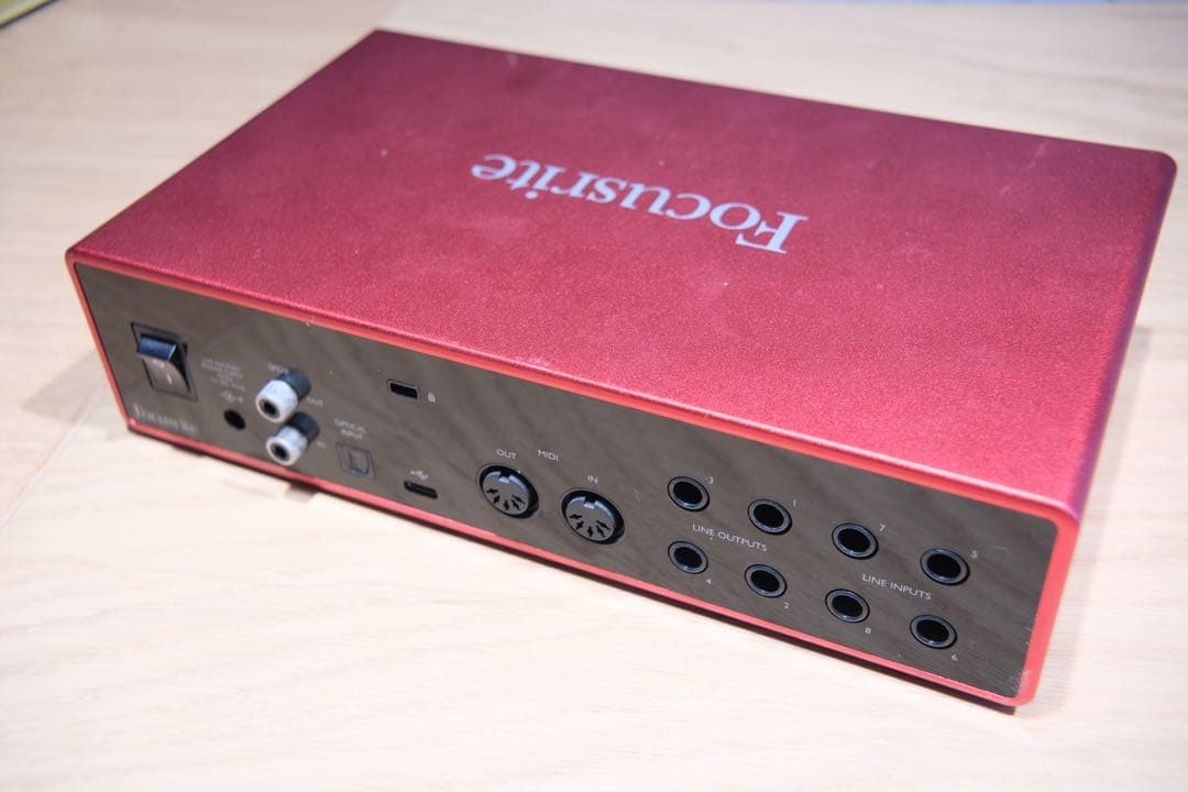 Scarlett 18i8 gen3 オーディオインターフェイス