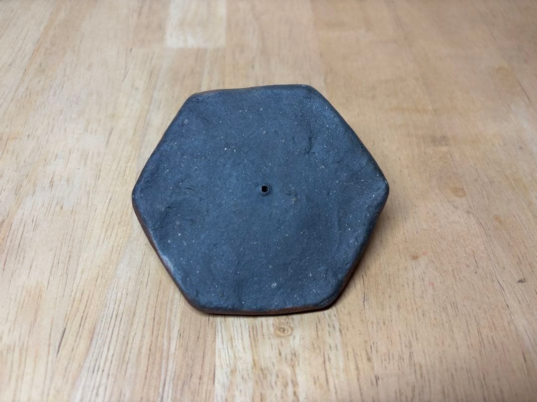 ㊿備前焼 宝瓶 登り窯 蟹 かに カニ 6角 手びねり 急須