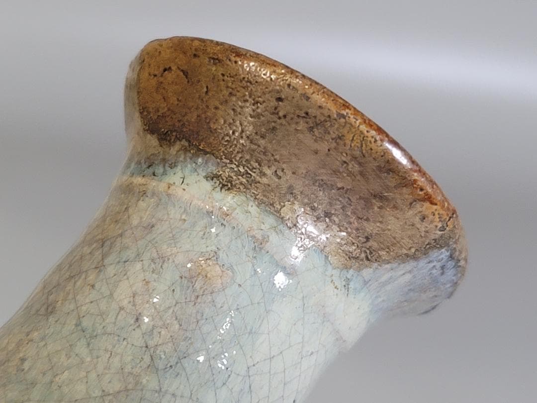 古美術 李朝 会寧 朝鮮焼 花瓶 徳利 時代物 茶道具伝来