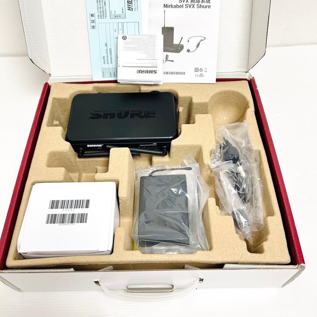 SHURE 小型ラベリア マイクロフォンシステム SVX14J/CVL-JB1