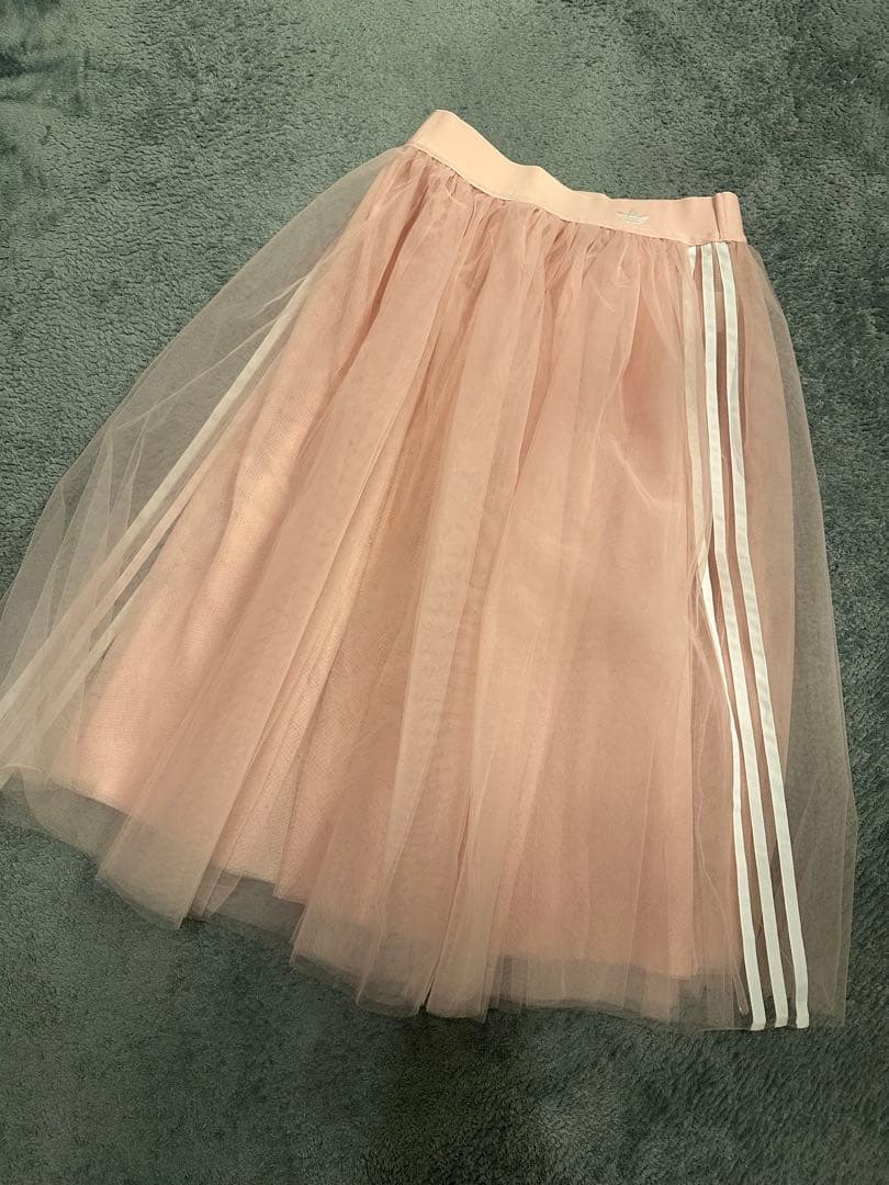 adidas ピンク チュールスカート
