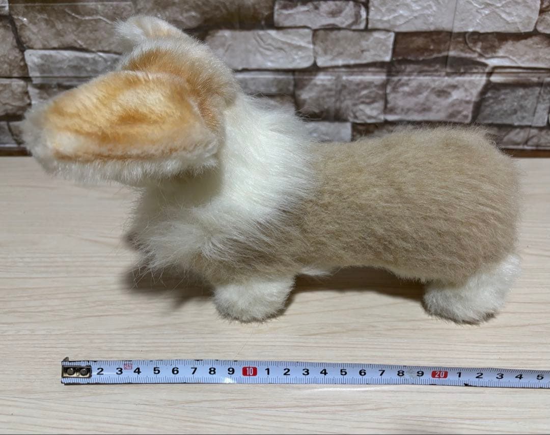 sanei 三英　犬　コーギー　ぬいぐるみ 昭和レトロ　グレースフル