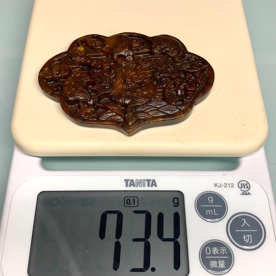 旧蔵時代物文房具　万年の歳月が育んだ 魂の結晶高古玉 天然玉石　文鎮レア本物保証