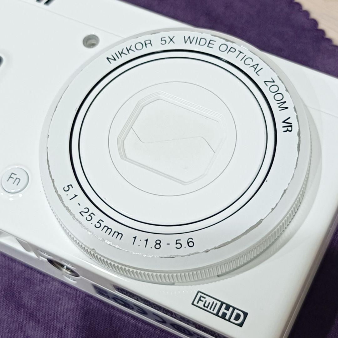 美品 訳あり Nikon COOLPIX P330 ホワイト デジカメ 説明書