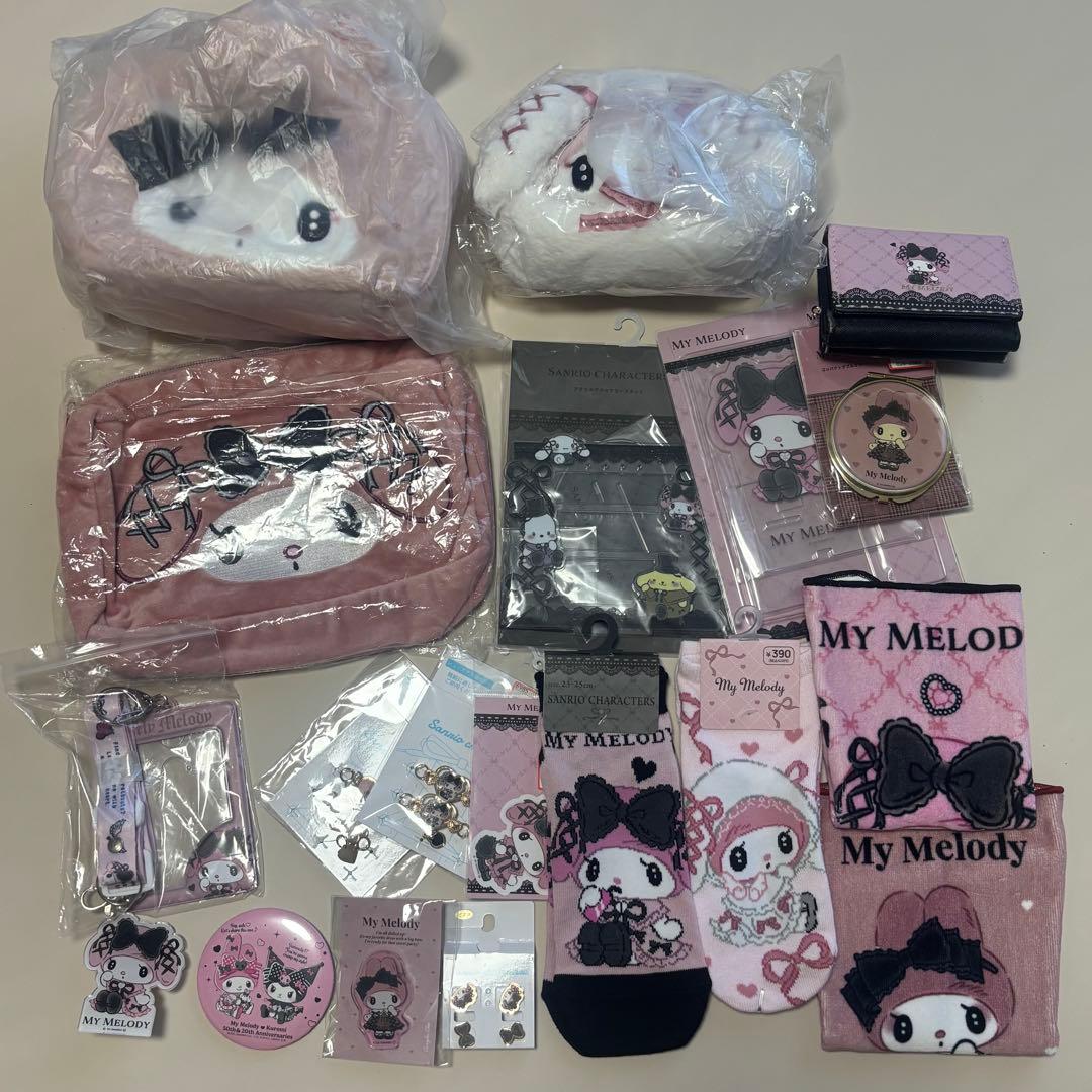 本日のみマイメロ 真夜中のメロクロ 詰め放題 サンリオ キャラクターグッズセット