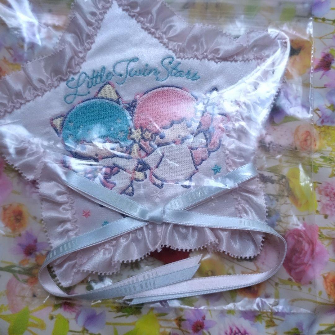 ピンクハウス　リトルツインスターズ　ワッペンブローチ　ピンク