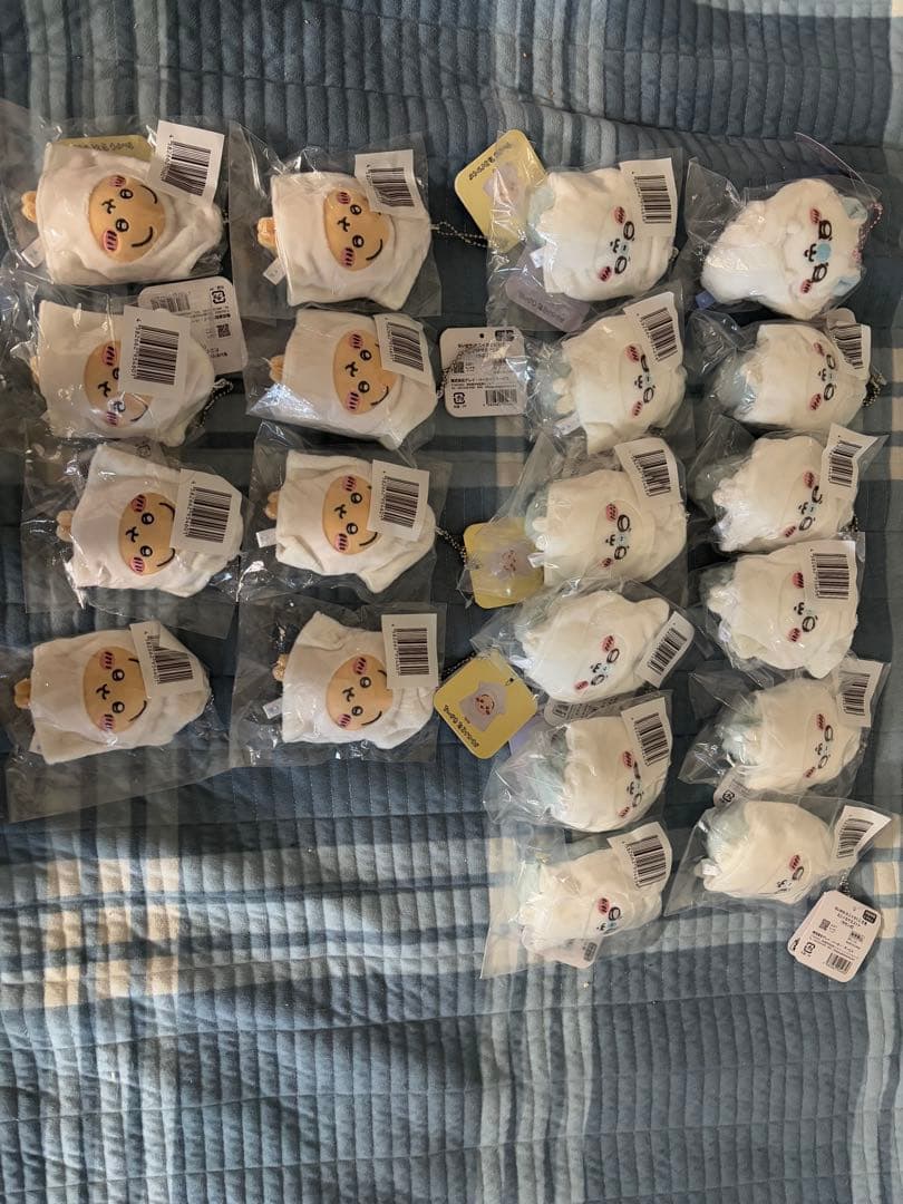 ちいかわ たこイカくじ D賞 うさぎ モモンガ マスコット20点セート