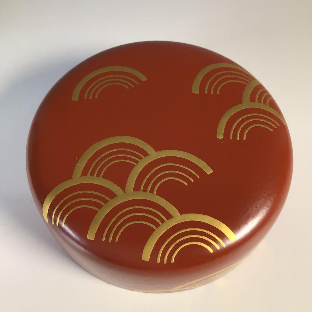 Ｍ２７９　棗　『小坂修斉作』『青海波蒔絵』『妹塗』『大棗』　共箱　茶道具