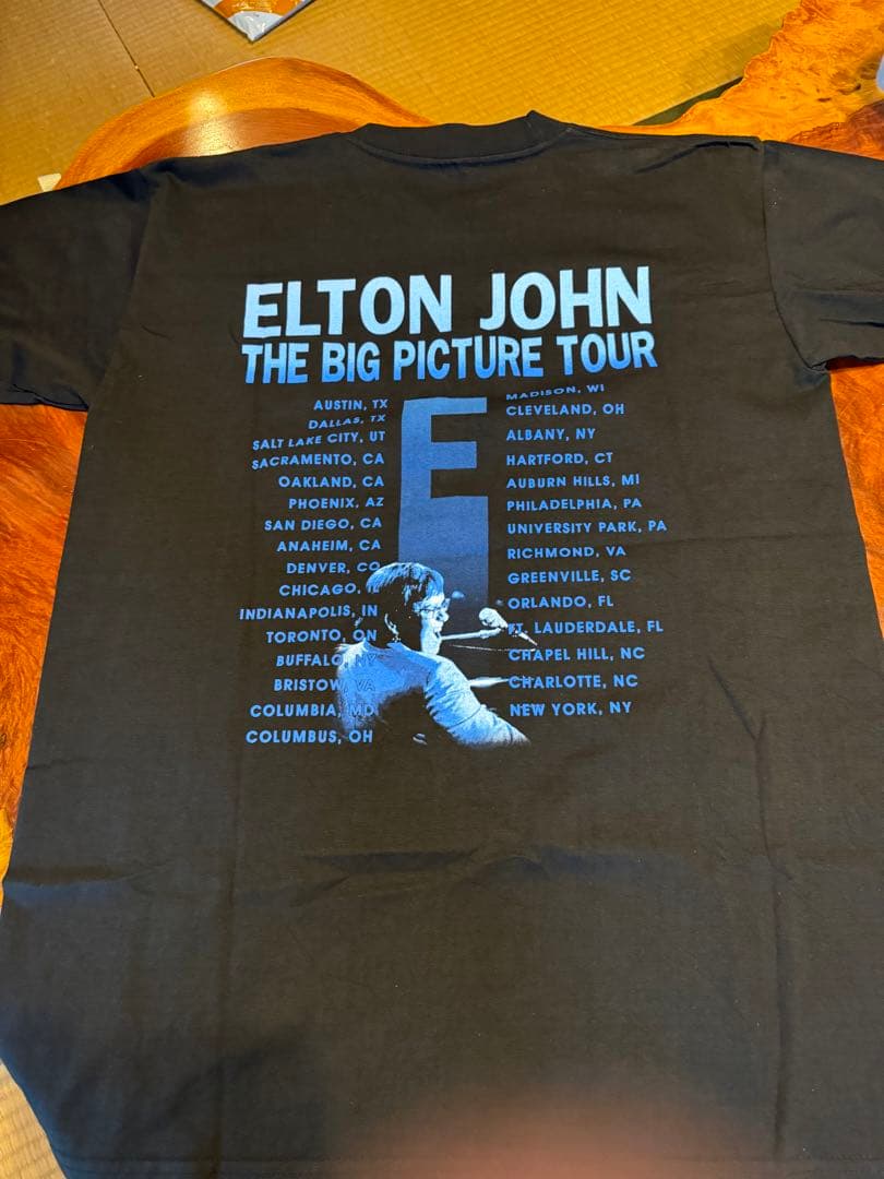 バンドT シャツエルトンジョン1997年ライブツアー　サイズM PolyGram