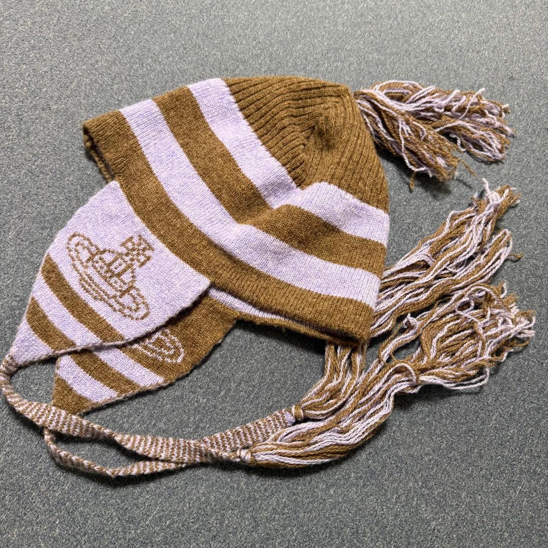 希少 レアカラー Vivienne Westwood ニット帽 オーブ