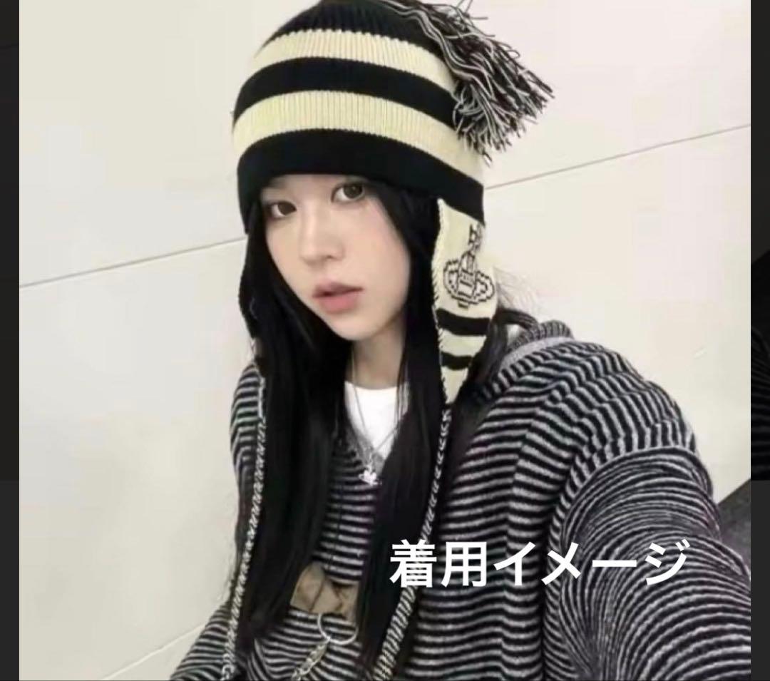 希少 レアカラー Vivienne Westwood ニット帽 オーブ