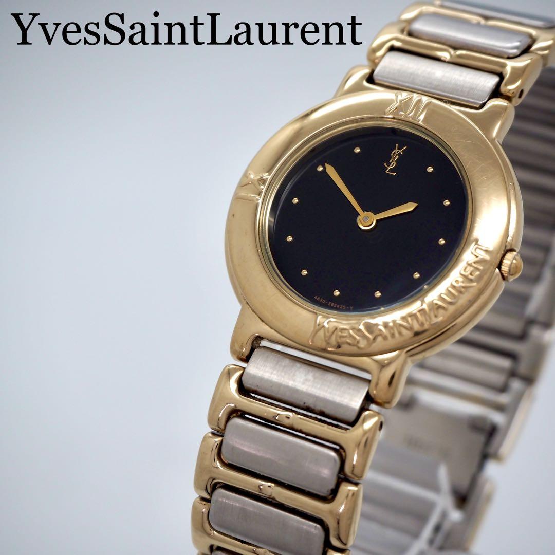 専用328 稼働【美品】イヴサンローラン　メンズ　レディース　ブラック　ゴールド