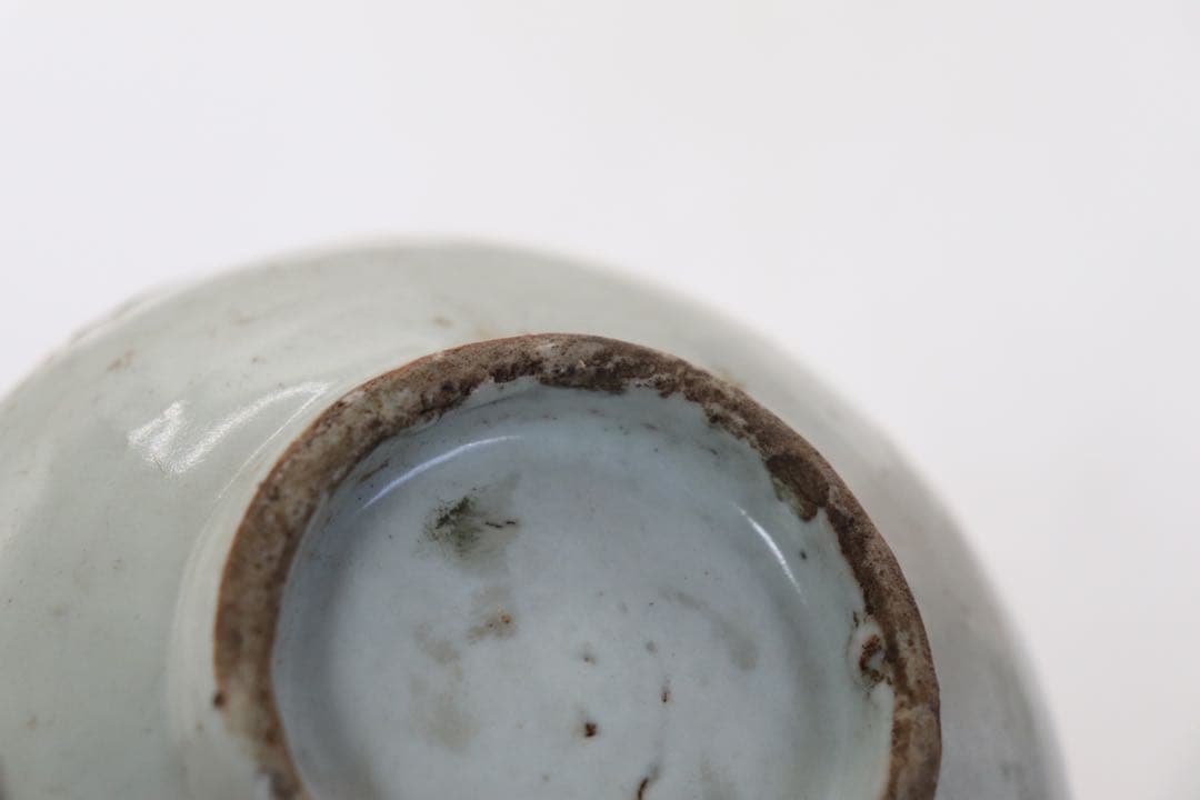 李朝　染付　油壺　アンティーク　送料込み1121