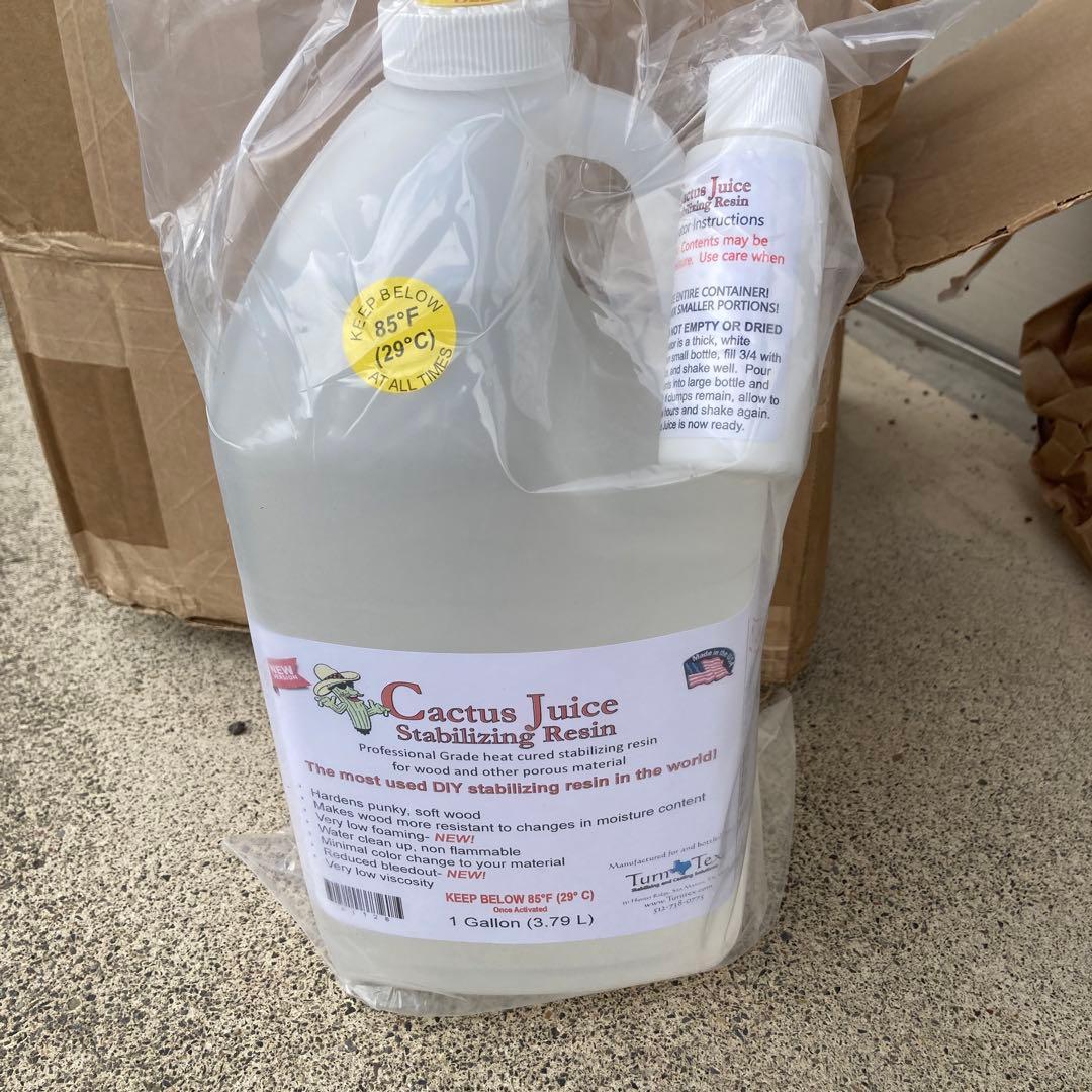 カクタスジュース　1ガロン　スタビライズドウッド製作用