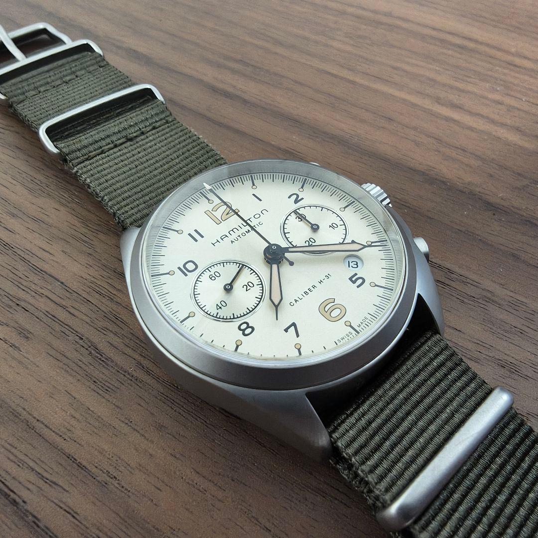 【セール】ハミルトン カーキパイロット オートクロノ自動巻 H76456955