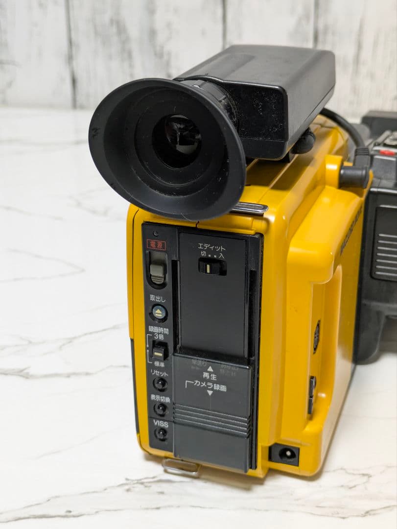 【希少動作品】National　NV-MC15　VHS-C対応　イエロー