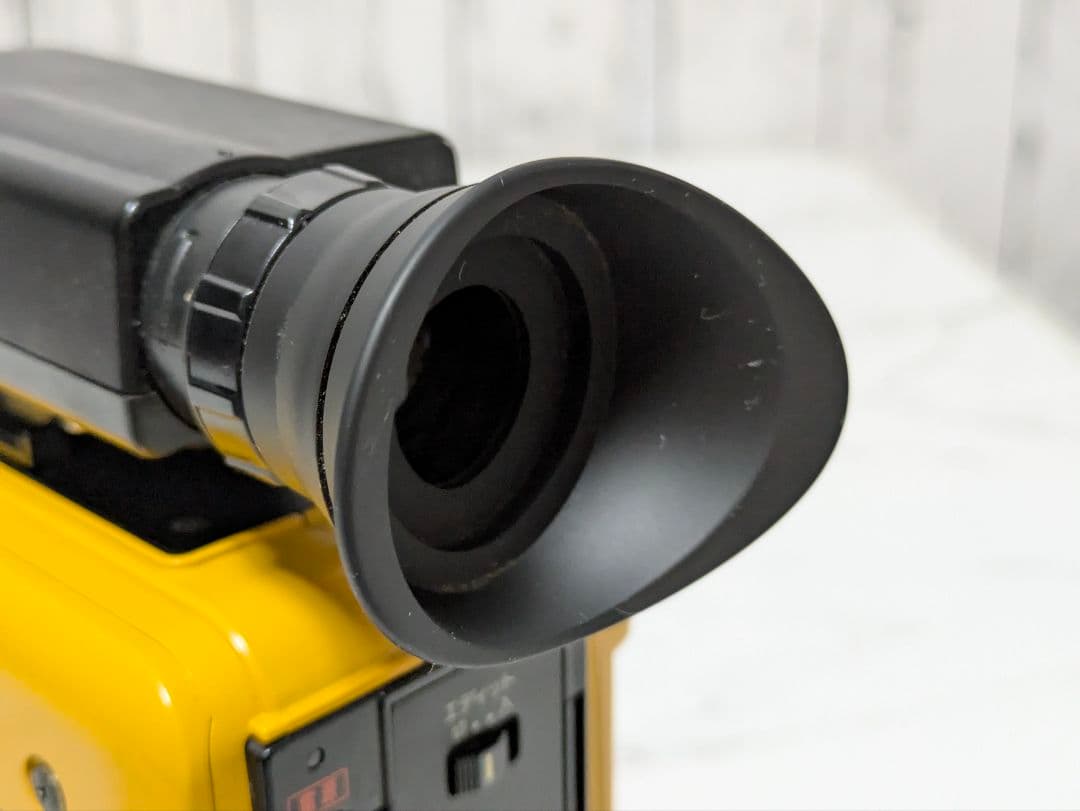 【希少動作品】National　NV-MC15　VHS-C対応　イエロー