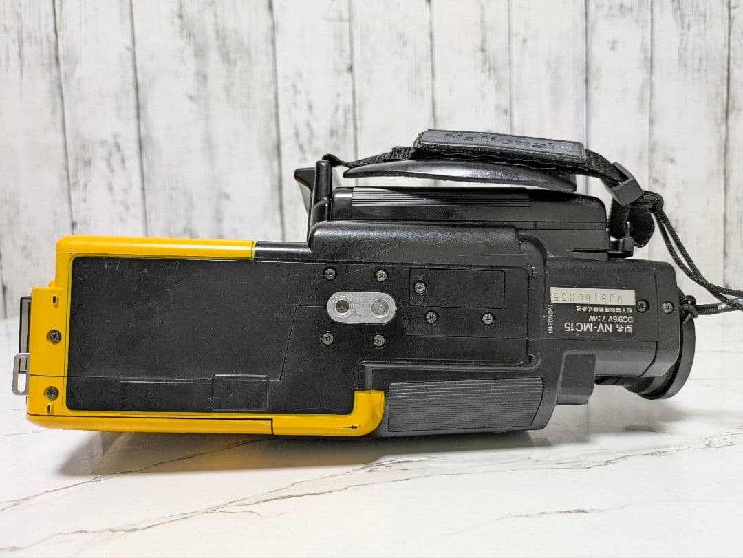 【希少動作品】National　NV-MC15　VHS-C対応　イエロー