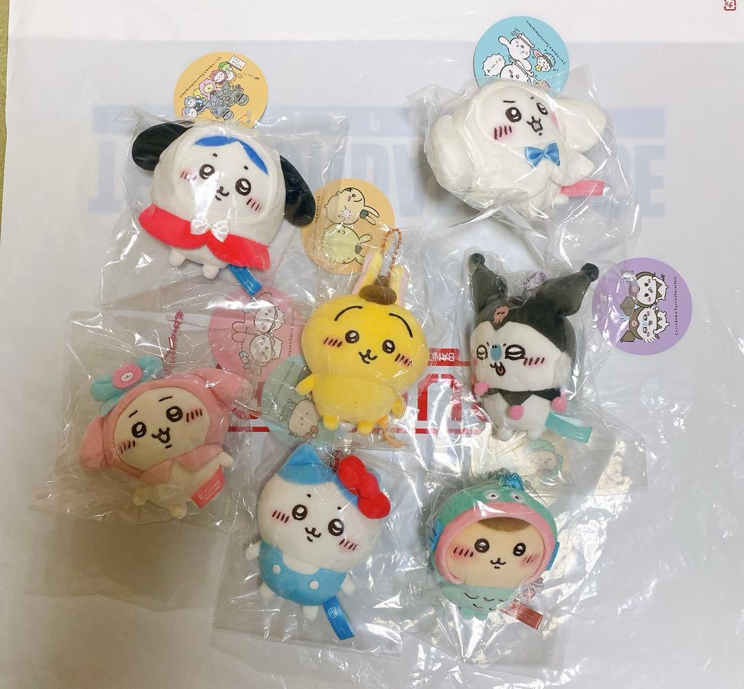 ちいかわ×サンリオキャラクターズ ぷちミニマスコット　7種セット