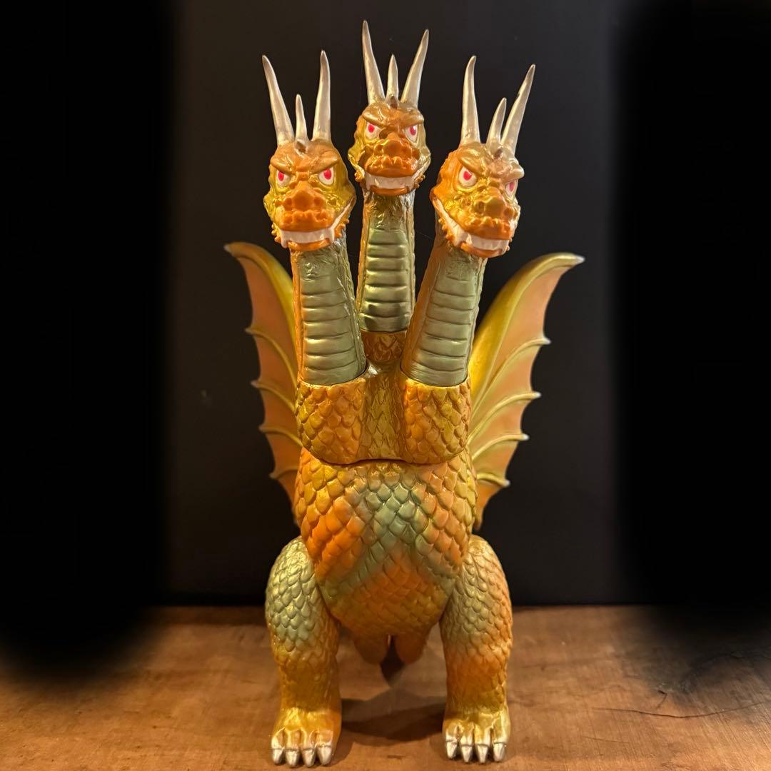 マーミット　キングギドラ　ソフビ　ビニパラ