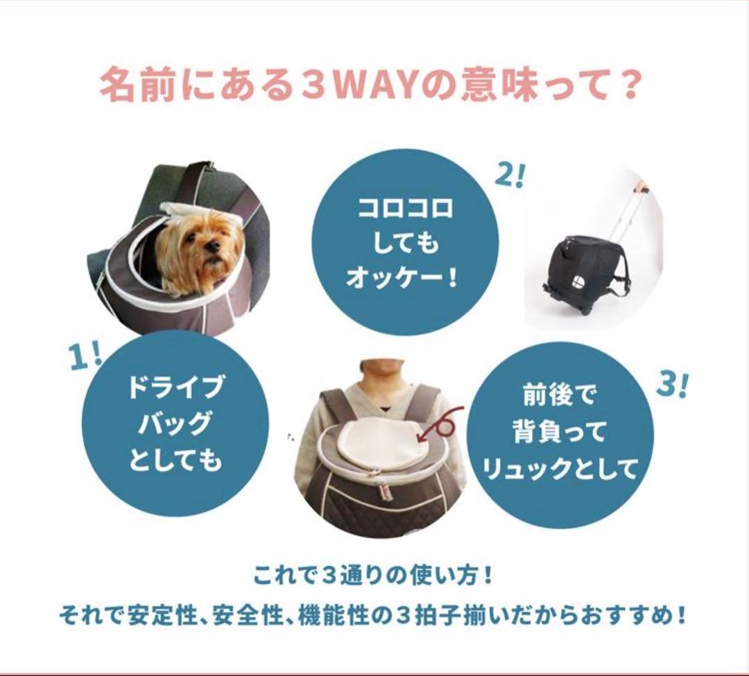 daisuki ペット用キャリーバッグ リュック　LLサイズ　犬用