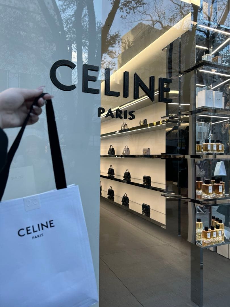 CELINE ジップ付きカードホルダー ケース