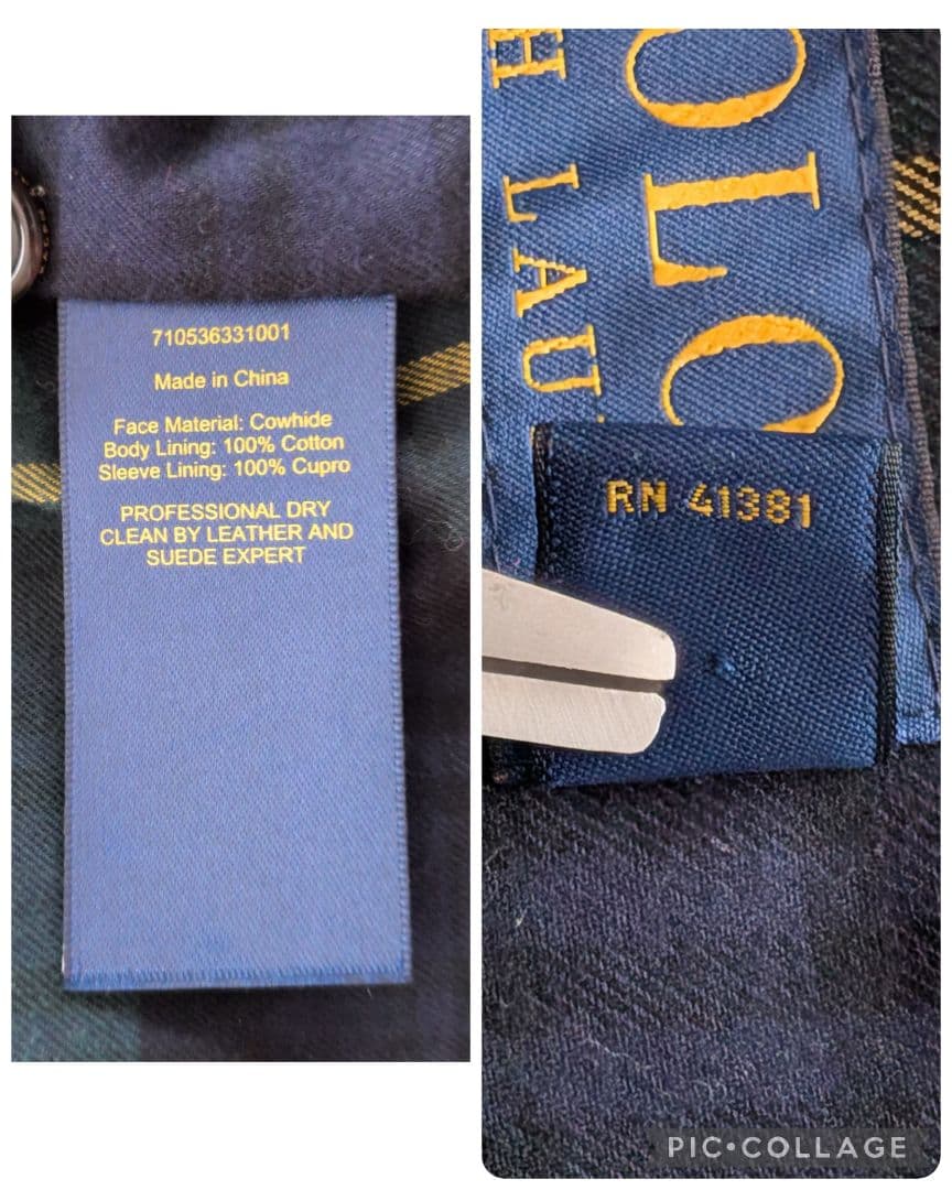 【未使用級◆現行】POLO RALPH LAUREN シングル レザージャケット