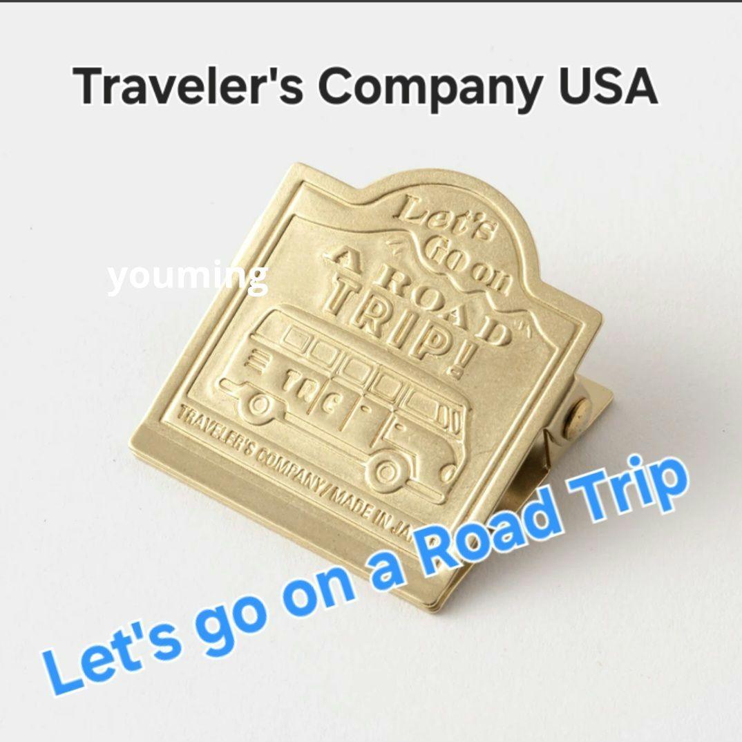 トラベラーズノート USA 限定 ブラスクリップ ロードトリップ リフィル